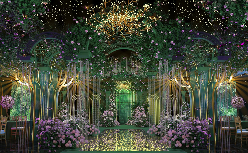 永寿奇妙森林婚礼堂效果展示