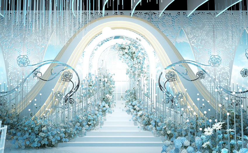 永寿釡香烙馍村水晶厅效果展示